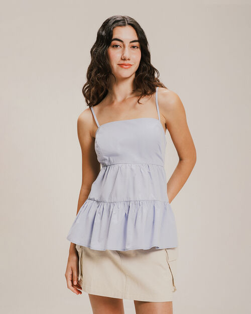 Blusa Tirantes Amarre Espalda